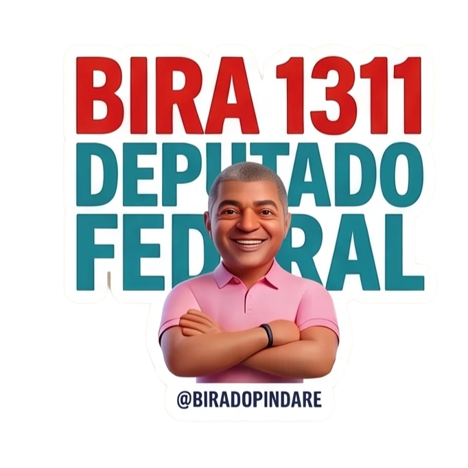 Figurinha Bira 1311 deputado federal